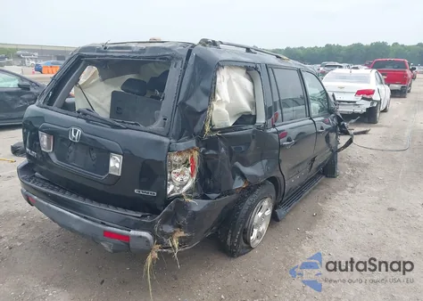 2006 Honda Pilot Ex-L из США, поврежденный, VIN 2HKYF18626H541059